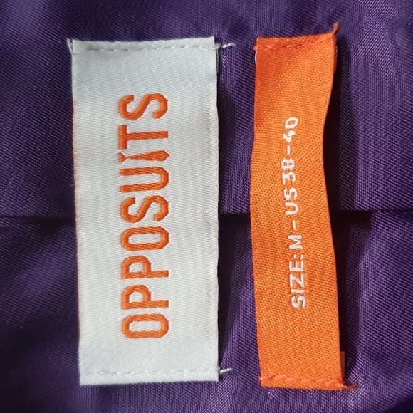 Opposuits NWOT Red Blazer with Holiday Lightstring Design - Picture 2 of 6